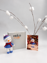 Hello Artisan Box Christmas Adorables - Freddie Frost | DIY Crochet Amigurumi Kit