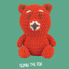 Knitty Critters - Softie - Flynn Fox | DIY Amigurumi Crochet Kit