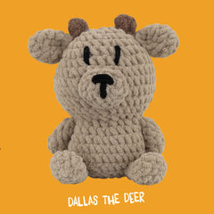 Knitty Critters - Softie - Dallas Deer | DIY Amigurumi Crochet Kit