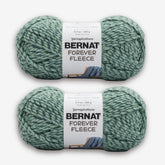 2 Ball Pack Bernat Forever Fleece Super Chunky Yarn 280g