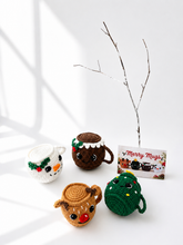 Knitty Critter Crochet Kit - Merry Mug Buddies Bundle