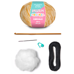 Knitty Critters - Naptime - Sleepy Kitty | DIY Amigurumi Crochet Kit