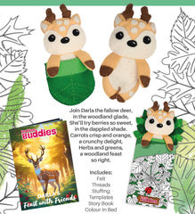 Bedtime Buddies Felt Sewing Kit - Create Darla the Deer | Craft for Kids & Beginners