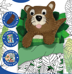 Bedtime Buddies Felt Sewing Kit - Create Ollie the Otter | Playful Craft for Kids & Beginners