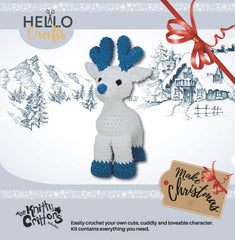 Knitty Critters - Make Christmas - Bianca Reindeer | DIY Amigurumi Crochet Kit