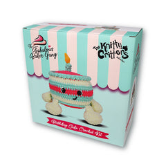 Knitty Critters - Fabulous Baker Gang - Birthday Cake | DIY Amigurumi Crochet Kit