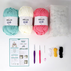 Knitty Critters - Fabulous Baker Gang - Birthday Cake | DIY Amigurumi Crochet Kit