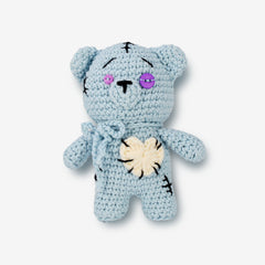 Knitty Critters - Happyween - Blue Voodoo Bear | DIY Amigurumi Crochet Kit