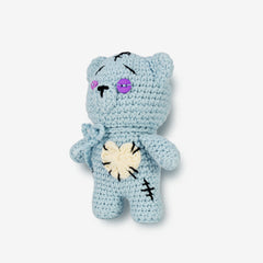 Knitty Critters - Happyween - Blue Voodoo Bear | DIY Amigurumi Crochet Kit