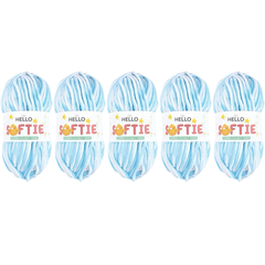 Hello Softie Ombre Yarn 5 x 100g