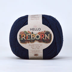 Hello Reborn: High-Quality Sustainable Fabric | 85% Recycled Cotton| 200g DK Yarn