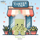 Knitty Critters - The Coffee Club - Bubble Tea | DIY Amigurumi Crochet Kit