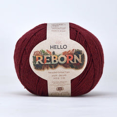 Hello Reborn: High-Quality Sustainable Fabric | 85% Recycled Cotton| 200g DK Yarn