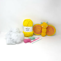 Knitty Critters - Cheeky Chums - Butterfly | DIY Amigurumi Crochet Kit