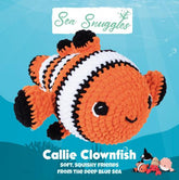 Knitty Critters - Sea Snuggles - Callie Clownfish | DIY Amigurumi Crochet Kit