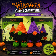 Knitty Critters Halloween Gnomes - Trick & Treat Bundle