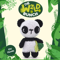 Knitty Critters - The Wild Bunch - Chi Panda | DIY Amigurumi Crochet Kit