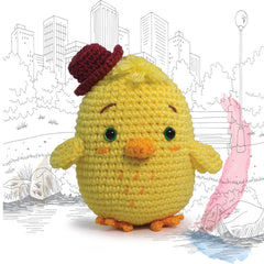 Knitty Critters - Farmyard - Chick | DIY Amigurumi Crochet Kit