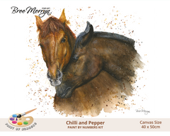 Bree Merryn Paint By Numbers 40cm x 50cm - Chilli & Pepper