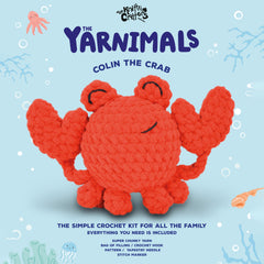 Knitty Critters - Yarnimals - Colin The Crab | DIY Amigurumi Crochet Kit