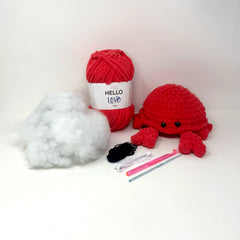 Knitty Critters - Cheeky Chums - Crab | DIY Amigurumi Crochet Kit