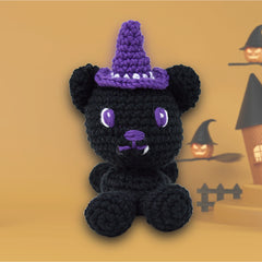 Knitty Critters - Creepy Capers - Creepy Kitten | DIY Amigurumi Crochet Kit