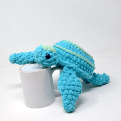 Knitty Critters - Cheeky Chums - Turtle | DIY Amigurumi Crochet Kit