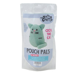 Knitty Critters - Pouch Pals II - Cecil The Cat | DIY Amigurumi Crochet Kit