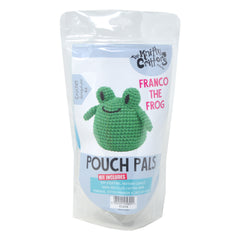 Knitty Critters - Pouch Pals II - Franco The Frog | DIY Amigurumi Crochet Kit