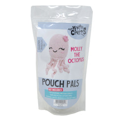 Knitty Critters - Pouch Pals II - Molly The Octopus | DIY Amigurumi Crochet Kit