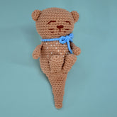 Knitty Critters - Pouch Pals | Ozzy Otter | DIY Amigurumi Crochet Kit
