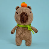 Knitty Critters - Pouch Pals | Caroline Capybara | DIY Amigurumi Crochet Kit