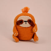 Knitty Critters - Pouch Pals | Sarah Sloth | DIY Amigurumi Crochet Kit