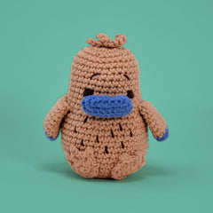 Knitty Critters - Pouch Pals | Peter Platypus | DIY Amigurumi Crochet Kit
