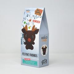 Knitty Critters - Festive Friends - Reindeer | DIY Amigurumi Crochet Kit
