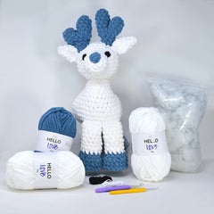 Knitty Critters - Make Christmas - Bianca Reindeer | DIY Amigurumi Crochet Kit