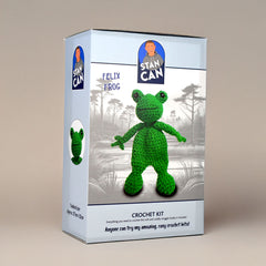 Stan Can - Snuggle Buddies - Felix Frog | DIY Amigurumi Crochet Kit