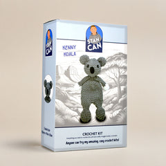 Stan Can - Snuggle Buddies - Kenny Koala | DIY Amigurumi Crochet Kit