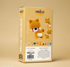 Knitty Critters - Adorables - Pepper The Puppy | DIY Amigurumi Crochet Kit