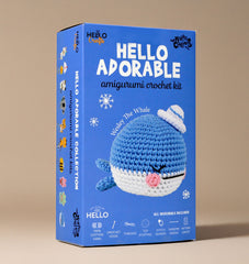 Knitty Critters - Adorables - Wesley The Whale | DIY Amigurumi Crochet Kit