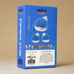 Knitty Critters - Adorables - Wesley The Whale | DIY Amigurumi Crochet Kit