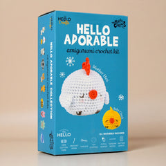 Knitty Critters - Adorables - Mother Hen & Baby Chick | DIY Amigurumi Crochet Kit