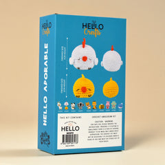 Knitty Critters - Adorables - Mother Hen & Baby Chick | DIY Amigurumi Crochet Kit