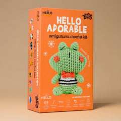 Knitty Critters - Adorables - Francis The Frog | DIY Amigurumi Crochet Kit