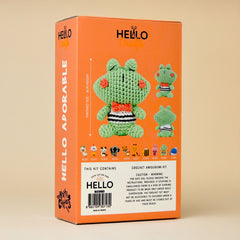 Knitty Critters - Adorables - Francis The Frog | DIY Amigurumi Crochet Kit