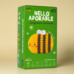 Knitty Critters - Adorables - Billie The Bee | DIY Amigurumi Crochet Kit