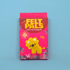 Felt Sewing Kit - Create Your Own Lion Felt Pal | Roaring Craft Fun for Kids & Beginners
