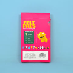 Felt Sewing Kit - Create Your Own Lion Felt Pal | Roaring Craft Fun for Kids & Beginners