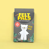 Felt Sewing Kit - Create Your Own Polar Bear Felt Pal | Cozy Craft Project for Kids & Beginners