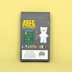 Felt Sewing Kit - Create Your Own Polar Bear Felt Pal | Cozy Craft Project for Kids & Beginners